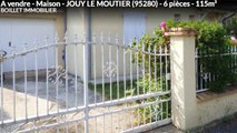 A vendre - Maison - JOUY LE MOUTIER (95280) - 6 pièces - 115m²
