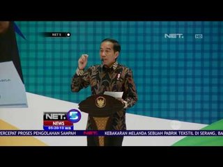 Presiden Jokowi Membuka Rapat Kerja Kesehatan Nasional 2017 - NET5