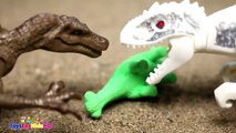 para niños  Las Mejores Luchas de Dinosaurios de Juguetes Spinosaurio
