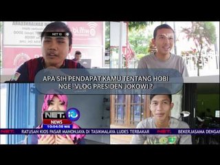 Respon Anak Muda Tanggapi Vlog Presiden Jokowi - NET10