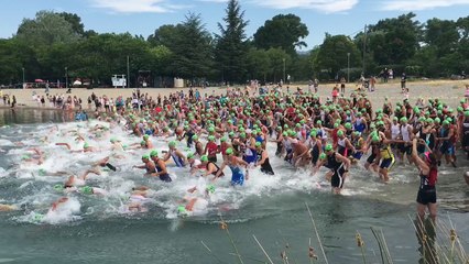 Le triathlon des Vannades à Manosque