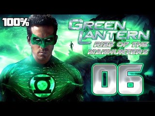 Green Lantern: Rise of the Manhunters Walkthrough Part 6 (PS3, X360, Wii) 100% Mission 6