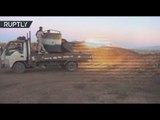 RAW: Israel strikes Syrian military in Golan Heights