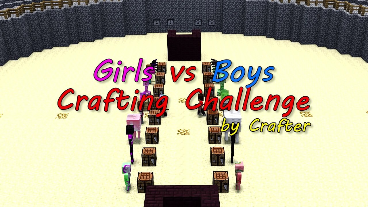 Monster School: Girls vs Boys - Crafting - Combat - Brave - Brewing Challenge - Minecraft