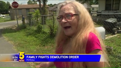 Family Fighting Demolition Order of Home Declared an `Eyesore`