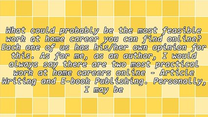 Two Ways to Work at Home and Earn More