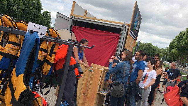 Base nautique et Caen Plage