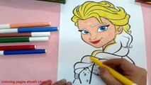 Lettres couleur coloration coloration pour gelé Comment enfants Princesse Vitesse à Il pages pages couleur