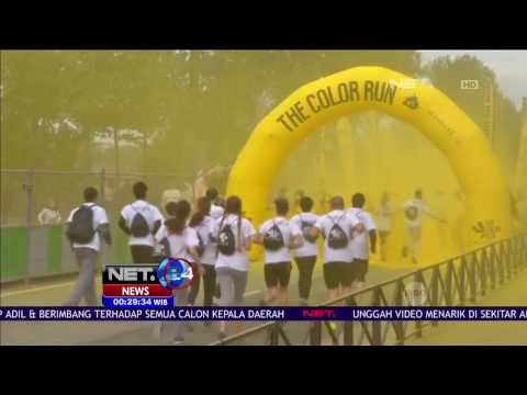 Puluhan Ribu Peserta Color Run Ramaikan Kota Paris - NET24