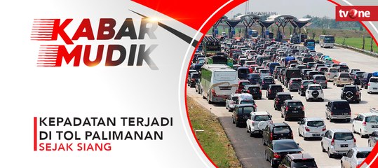 Kepadatan Terjadi di Tol Palimanan Sejak Siang