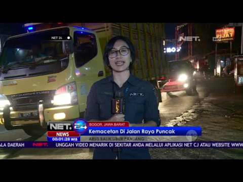 Berakhirnya Libur Panjang, Kemacetan Terjadi di Jalan Raya Puncak - NET24