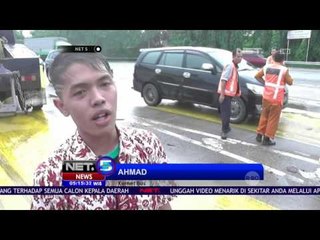 Kemudi Terkunci, Bus Tabrak Gerbng Tol Karang Tengah - NET5