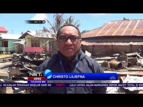 Live Report - Bentrok Antar Warga di Sorong, Ratusan Warga Mengungsi - NET12