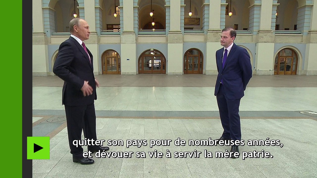 Vladimir Poutine lève le voile sur son passé d'espion «illégal» au service de l'URSS