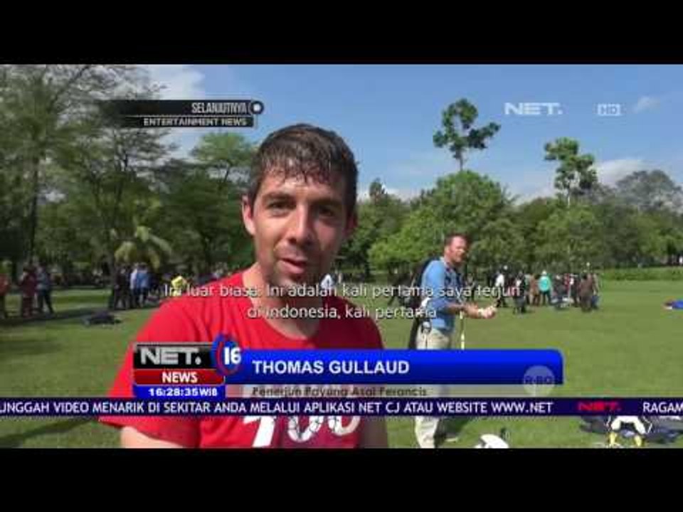 Tabrakan Antar Penerjun Payung pada Ajang Jogja...
