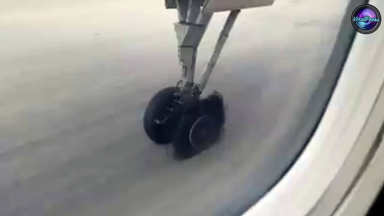 Plane Tyre EXPLODES During Take Off