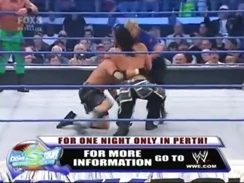 Chris Benoit & Matt Hardy vs MVP & The Miz WWE Smackdown June 1st 2007 Part 2
