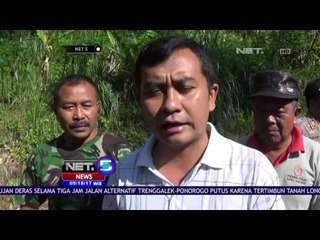 Download Video: 6 Titik Longsor Putus Akses Jalan di Trenggalek NET5