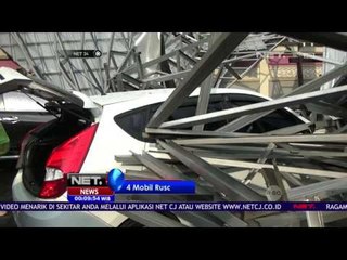 Hujan Es, 4 Mobil Tertimpa Atap Sekolah - NET24