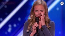 America's Got Talent 2017: Evie Clair- Teen Performs Moving Song For Father Battling Cancer -