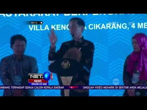 Presiden Jokowi Resmikan Rumah Murah - NET24
