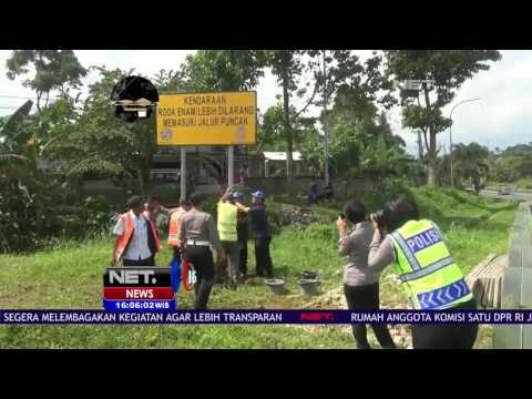 Rambu Larangan Kendaraan Besar Melintas di Puncak Dipasang - NET16