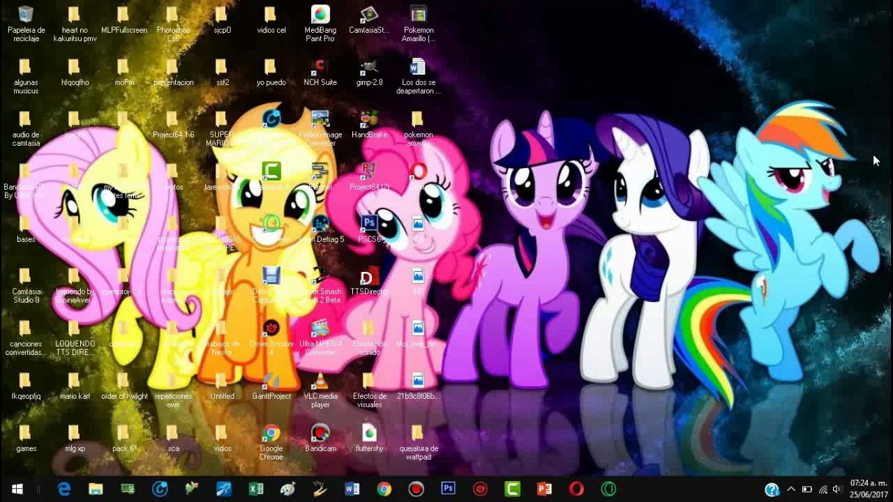 cantando canciones de mlp