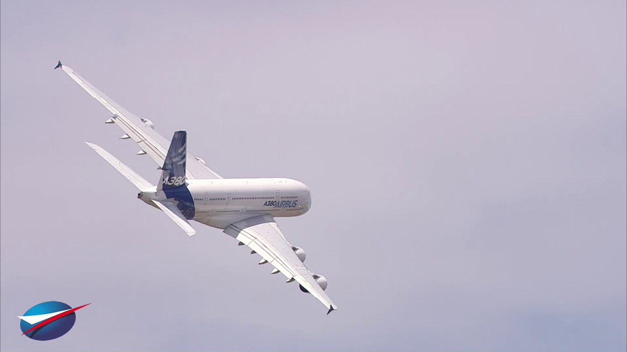 25 Juin - Vol de l'A380 au Salon du Bourget 2017