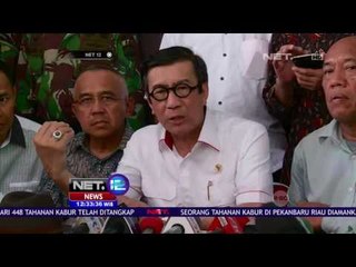 Live Report Menkum Ham Tinjau Rutan Sialang Bungkuk - NET12