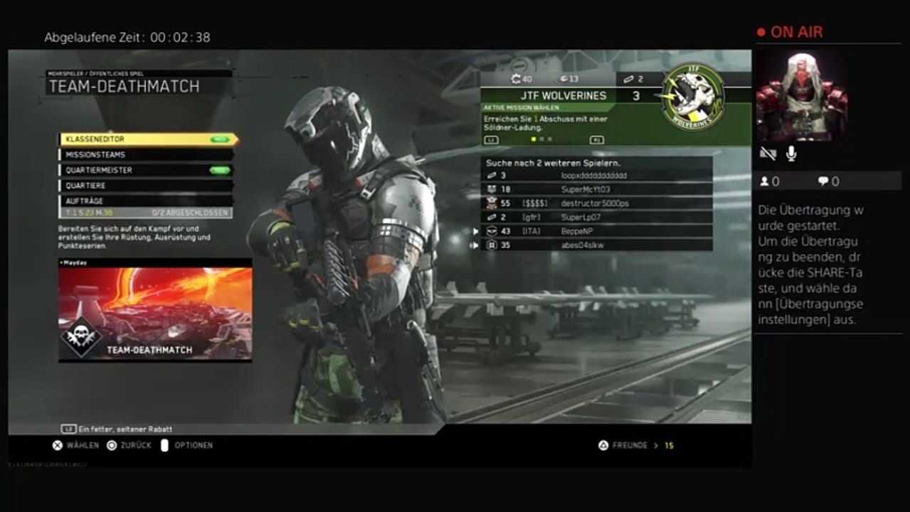 Cod infnite warfare ps4 live deutsch/german (18)