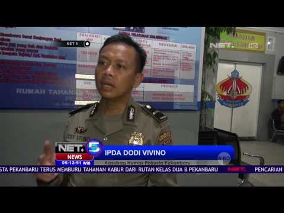 Pencarian Tahanan Kabur Rutan Pekanbaru - NET5