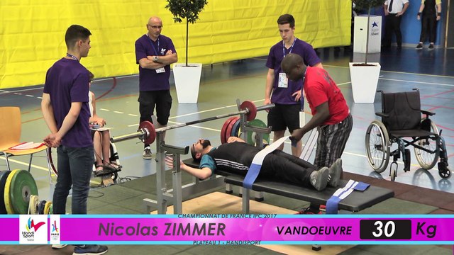 HALTEROPHILIE HANDISPORT -CHAMPIONNAT DE FRANCE IPC 2017/1