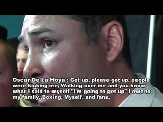 Oscar De La Hoya Talks Overcoming A Dark Time And Getting Back Up