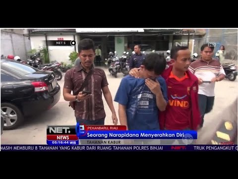 Seorang Napi Kabur Menyerahkan Diri - NET5