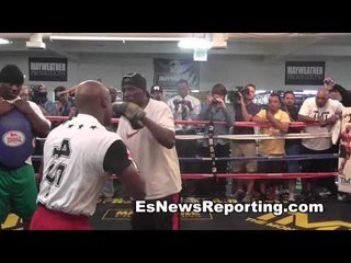 floyd mayweather vs marcos maidana floyd working mtts EsNews Boxing