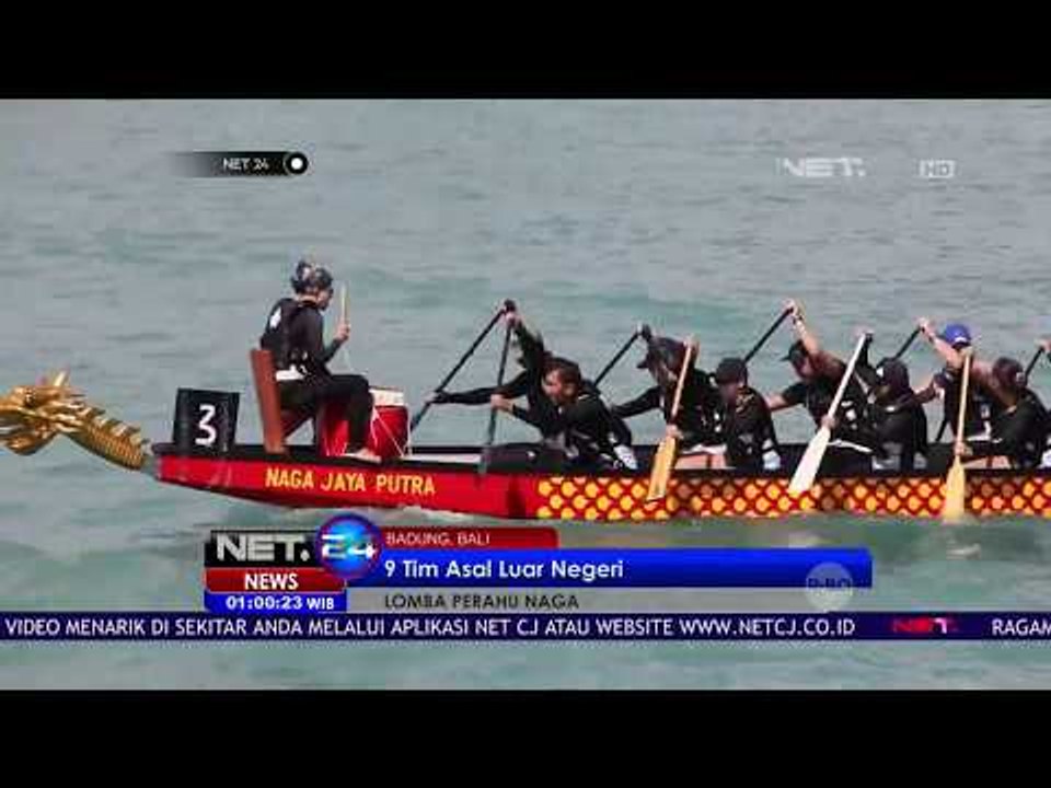 Lomba Perahu Naga di Badung, Bali  - NET24