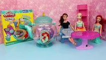 Play Doh Beauty and The Beast Belle Tea Time with Elsa and Anna Disney Frozen Play-Doh Par