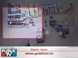 Watch: Guy Hit By KSRTC Bus In Mysore Escapes Death