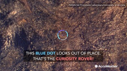 NASA spacecraft spots Curiosity rover