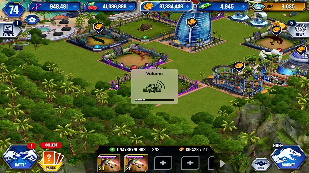 UNAYRHYNCHUS MAX LEVEL 40 - NEW HYBRID Jurassic World The Game