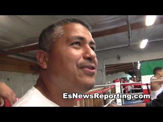 marcos maidana last week in training camp for mayweather EsNews Boxing