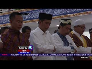 Presiden Jokowi Tarawih di Masjid Andalusia - NET5