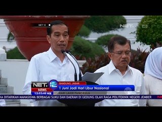 1 Juni Jadi Hari Libur Nasional - NET12