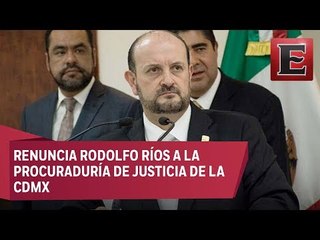 Rodolfo Ríos Garza deja a titularidad de la Procuraduría capitalina