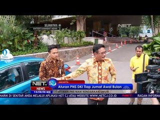 Ikuti Aturan PNS Naik Kendaraan Umum, Djarot ke Balai Kota Naik Taksi - NET10