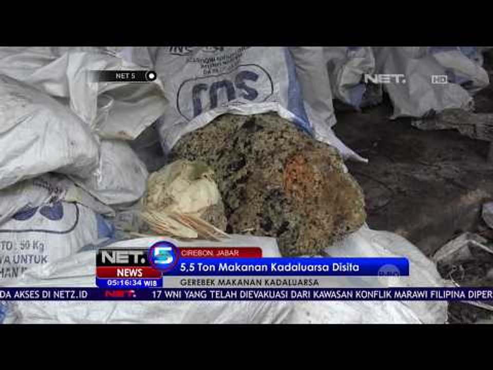 5,5 Ton Makanan Kadaluarsa Disita - NET5