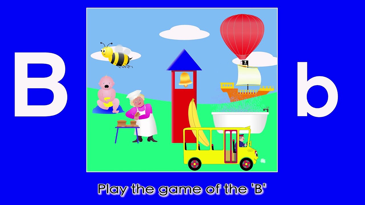 Apprendre lettre chanson le le le le la B alphabet