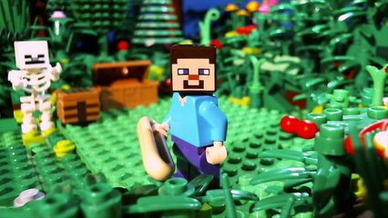 Lego Minecraft: The Bread (Lego stop-motion animation / brickfilm)