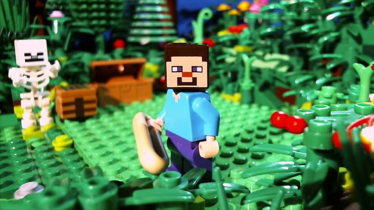 Lego Minecraft: The Bread (Lego stop-motion animation / brickfilm)
