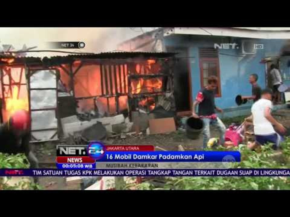 Kebakaran di Pemukiman Padat Penduduk - NET24